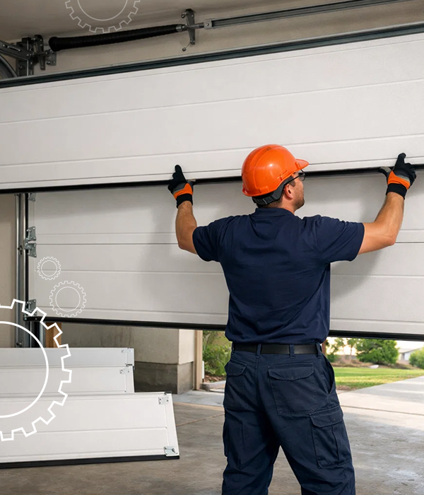Garage door panel replacement